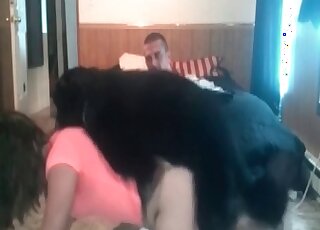 Crazy and lusty hooker bangs with her doggy