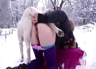 Awesome doggy fucked her tight cunt